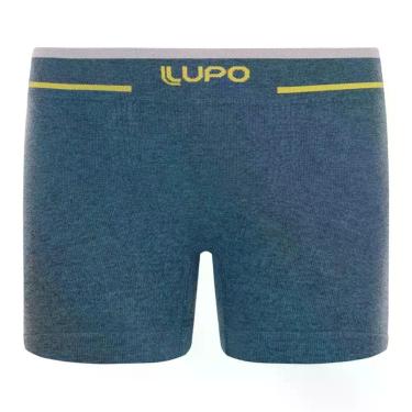 Imagem de Cueca Lupo Boxer Microfibra Sem Costura Infantil 137-010, Azul, P