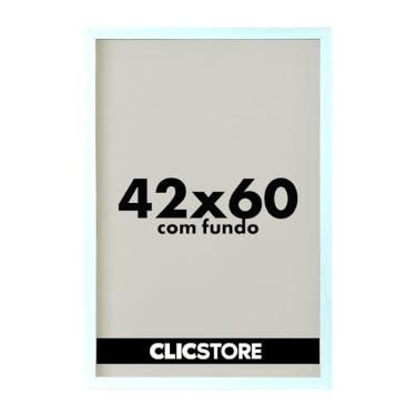 Imagem de Moldura A2 42x60Cm Somente Com Fundo Sem Vidro Quadro Poster Foto Sem Proteção (Branco)