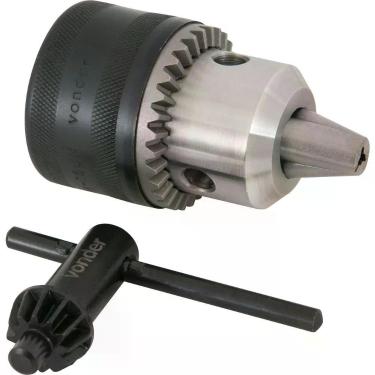 Imagem de Mandril Leve 3,1-16,0mm Rosca 5-8" 16 Fios Chave Vdc3 Vonder