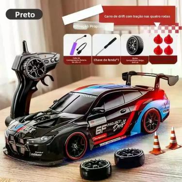 Imagem de Carro RC De Drift 4WD De Alta Velocidade 1/24, Veículo Elétrico De Con