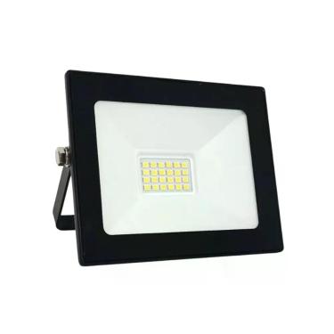 Imagem de Refletor LED Loren Up 10W 6500K IP65 Bivolt Preto para Áreas Externas com Baixo Consumo Lorenzetti