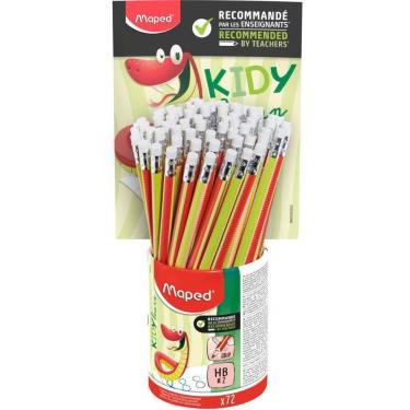 Imagem de Lapis Preto Triangular KIDY Learn GRIP HB C/BORRACHA POTE-72 - Maped