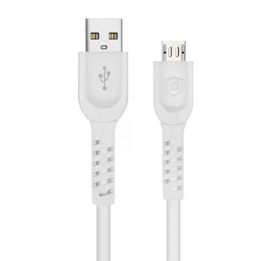 Imagem de Cabo Dual Shock Micro Usb V8 Branco - 1,2M - Gshield