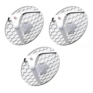 Imagem de Antena Mikrotik- Routerboard Rblhg-5nd 24.5 Dbi L3 Pack Com 3