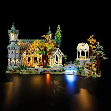 Imagem de GEAMENT LED Light Kit Compatible with Lego The Lord of The Rings: Rivendell - for Lord of The Rings 10316 Model Set (Model Set Not Included)