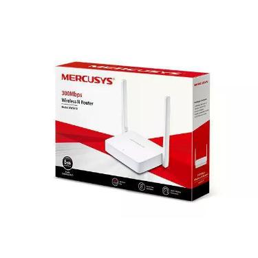 Imagem de Roteador Mercusys MW301R Wireless 300Mbps IPV6 2Portas 10 / 100Mbps La