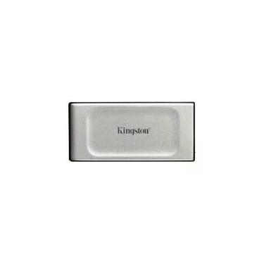 Imagem de SSD Kingston XS2000, 500GB, Portátil, USB 3.2 Gen 2x2, Leitura: 2000 MB/s, Gravação: 2000 MB/s, Prata - SXS2000/500G