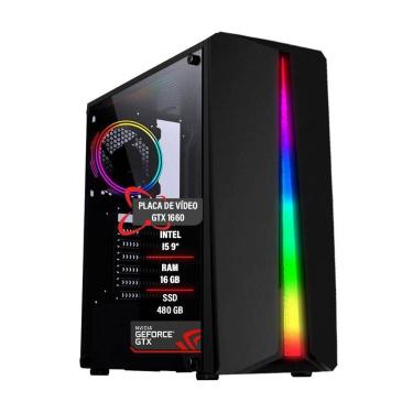 Imagem de Cpu Gamer I5 9 Gtx1660 16Gb Hd 1Tb Ssd 480Gb - Tech Fusion