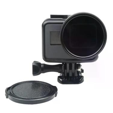 Imagem de Filtro Polarizado Cpl 52mm com Tampa da Lente para Gopro 5,6,7 Black