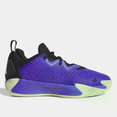 Imagem de Tênis de Basquete Adidas Initiation Masculino, Roxo, Preto, 43