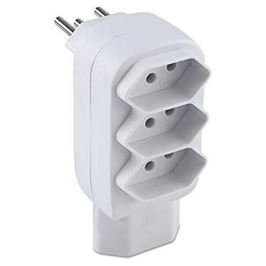 Imagem de Force Line - Pino Multipl.tripolar 4 Saidas 10A 250V Branco