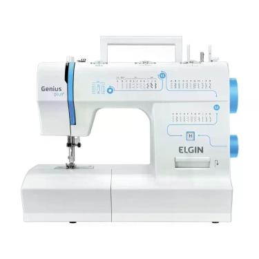 Imagem de Maquina De Costura Elgin Genius Plus+ Jx4035 220V Eletrônica 31 Pontos