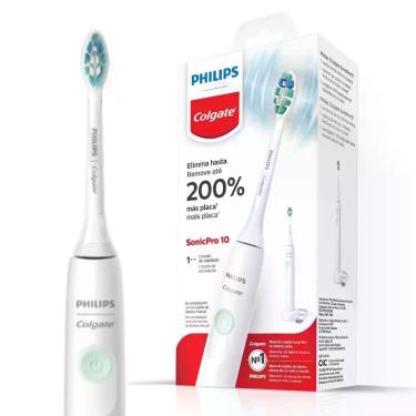 Imagem de Escova de Dente Colgate Elétrica Philips SonicPro 10, Branco, 1