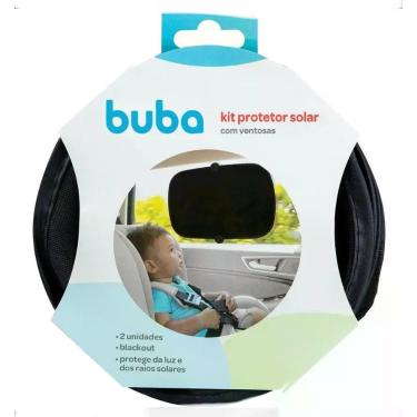 Imagem de Kit Protetor Solar Para Carro Blackout Com Ventosa C/ 2 Unidades Buba
