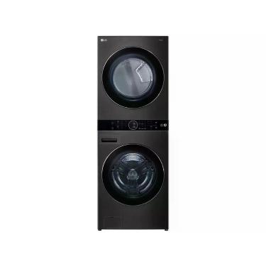 Imagem de Lava E Seca Smart LG Washtower 17kg Aço Escovado Preto 220v, Preto, 22