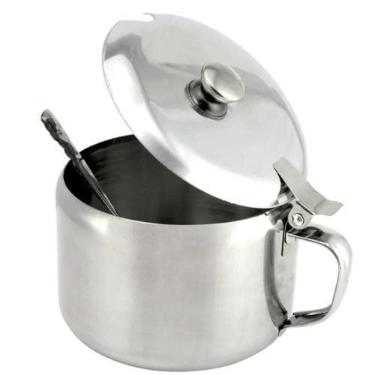 Imagem de Açucareiro Inox c/ Colher 450ml - Clink