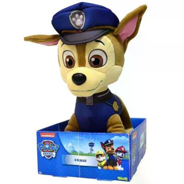 Imagem de Pelúcia Patrulha Canina Chase 30 Cm Sunny 001328 - Sunny Brinquedos, M