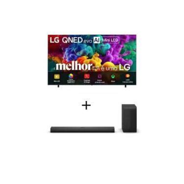 Imagem de Smart TV LG QNED evo Mini LED AI 4K QNED85 100 polegadas 2026+Soundbar LG S70TY Dolby Atmos com configuração de canais 3.1.1 e 400W RMS - 100QNED85.S70TY