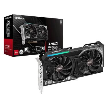 Imagem de Gpu Asrock Amd Radeon Rx 9060 Xt Challenger Oc, 16gb, Gddr6, 128-bit,