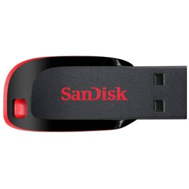 Imagem de Pen Drive 128GB SanDisk Cruzer Blade USB 2.0, 128GB