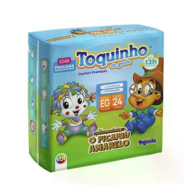 Imagem de Fralda Toquinho De Gente Confort Premium - Atacado 1 Ou 2 Pacotes - P 