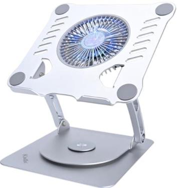 Imagem de Suporte De Alumínio Para Macbook/Notebook Ajustável Giratorio 11" a 15.9" Com Cooler Kingo V3