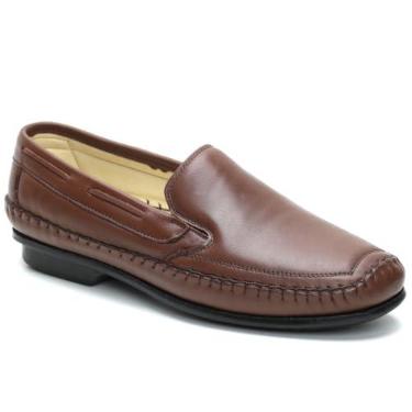 Imagem de Sapato Mocassim Sapatilha Gasparini Pollystar Em Couro 7000 (CASTOR, BR, Adulto, Numérico, 40)