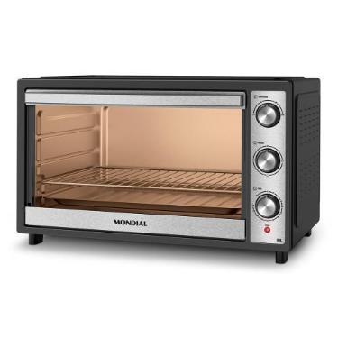 Imagem de Forno Elétrico 60L Family Grill Inox Mondial Preto/Inox 1800W - FRN-60
