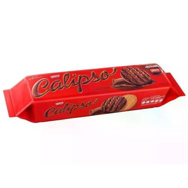 Imagem de Biscoito Coberto de Chocolate Calipso Nestlé 10 pacotes de 130g, Cober