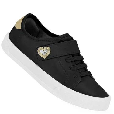 Imagem de Tenis Infantil Molekinha 2524.459 Meninas, Preto, 31