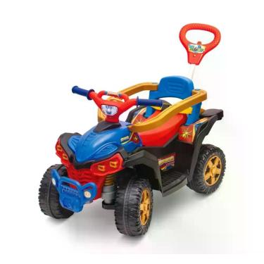 Imagem de Quadriciclo Infantil Com Haste Guia E Anel Removível Maral