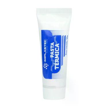 Imagem de Pasta Térmica Implastec Silicone Bisnaga 50g para Montagens Eletroeletrônicas Alta Condução de Calor