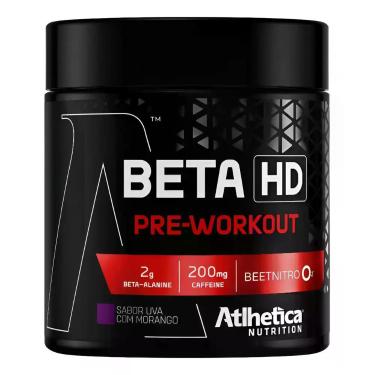 Imagem de Pré Treino Beta Hd 240g Uva Com Morango Atlhetica