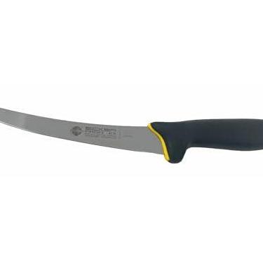 Imagem de Faca de desossar curva semi flexível Eicker Messer de 15 cm – Cabo preto – Fabricado em Solingen, Alemanha