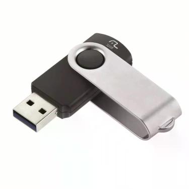 Imagem de Pendrive Usb 3.0 Twist Preto 32gb - Pd989 - Multilaser, Preto