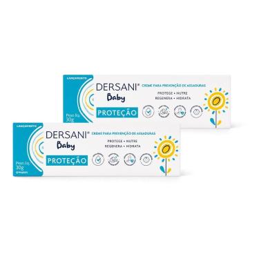 Imagem de Kit com 2 Dersani Baby Proteção Creme 30 g