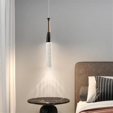Imagem de Luminária pendente nórdica criativa em formato de bolha de cristal, luz decorativa para sala de estar e quarto (Estilo 2 (1 lâmpada))