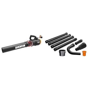 Imagem de Soprador de Folhas WORX WG520 Elétrico 600 CFM Alcance de 3,3 m