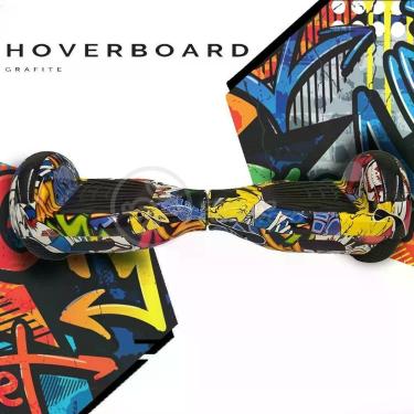 Imagem de Hoverboard Infantil Skate Elétrico Arte Urbana Led Grafite