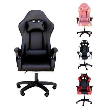 Imagem de Cadeira Gamer Ergonômica Reclinável 135° C7 Neo, Poltrona, Gamers, Setup, Profissional, Com almofadas, Escritório (Preta)