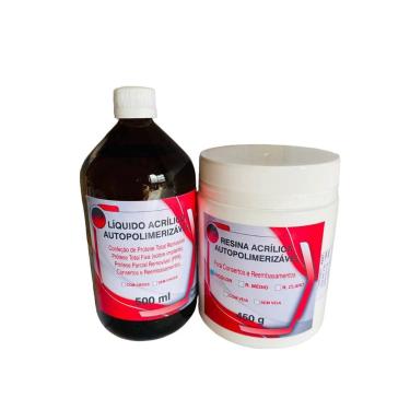 Imagem de Resina Acrílica Reparo Conserto Carcaça Notebook 450 + 500ml - WL ODON