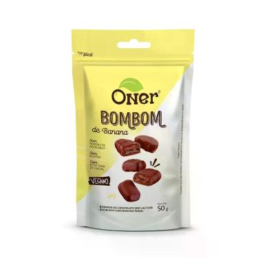 Imagem de Bombom Oner Sabor Banana Vegano 50G - Oner Brasil