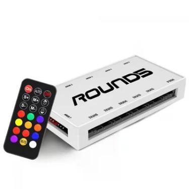 Imagem de Controladora Round5 White, ARGB, Pwm, Branco, R5-controller-aRGB-w-2208