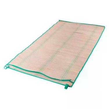 Imagem de Esteira de Praia Areia Grama 70cm x 180cm Dobrável Belfix, Verde