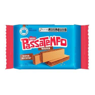 Imagem de Biscoito Mini Wafer Passatempo, Chocolate, 20g, 28 Unidades