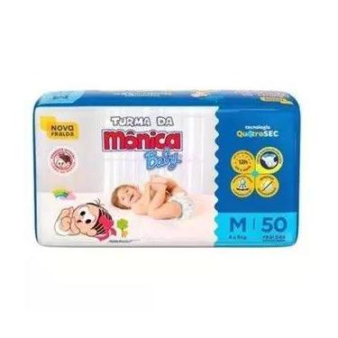 Imagem de TURMA DA MÔNCA - Fralda Mega - Escolha o tamanho - Turma Da Mônica, TA