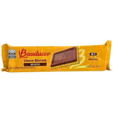 Imagem de Biscoito e Barra Choco Biscuit Ao Leite Bauducco 80g