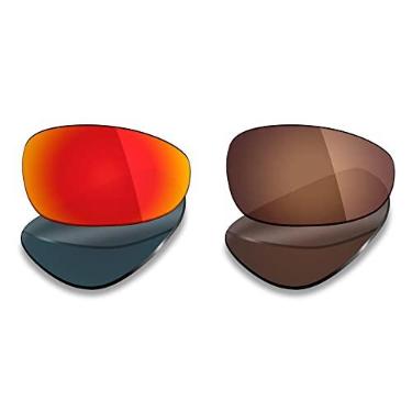Imagem de Mryok 2 pares de lentes polarizadas de substituição para óculos de sol Oakley Juliet – opções