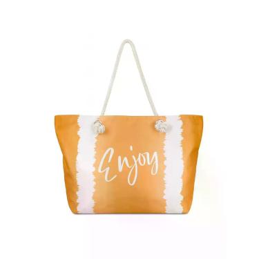 Imagem de Kit Praia Completo Bolsa + Necessaire + Manta Estampa Enjoy - Compra R
