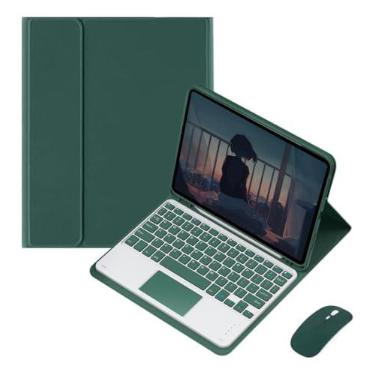 Imagem de Kit Capa para Samsung Tab S7 Fe/S8 Plus/S7 Plus: Capa para Tablet + Teclado Removível + Mouse